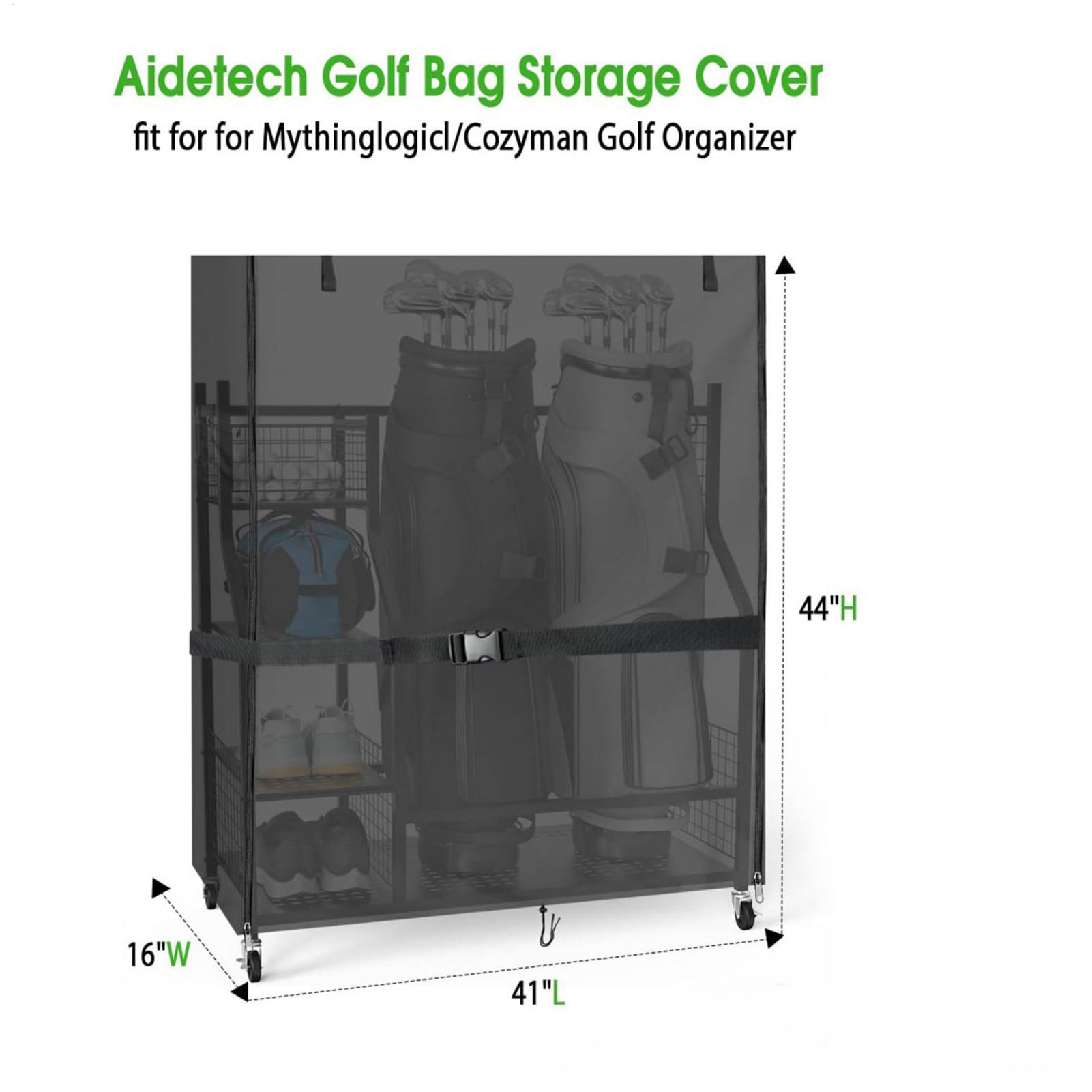 Golf Equipment Garage Organizer - Fundas para soporte de bolsa de