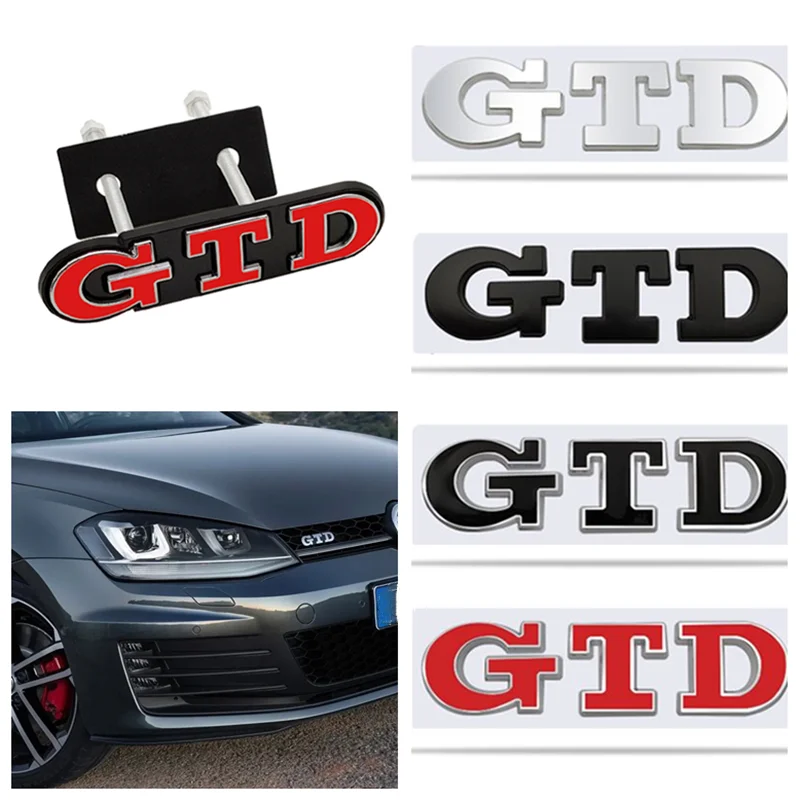 Golf Equipment Used - Logotipo GTD de Metal 3D, insignia