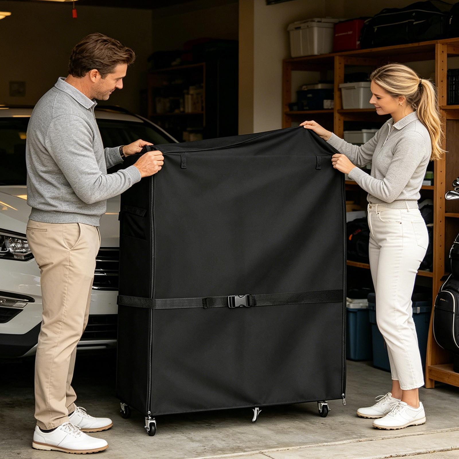 Golf Equipment Garage Organizer - Funda protectora contra el polvo para