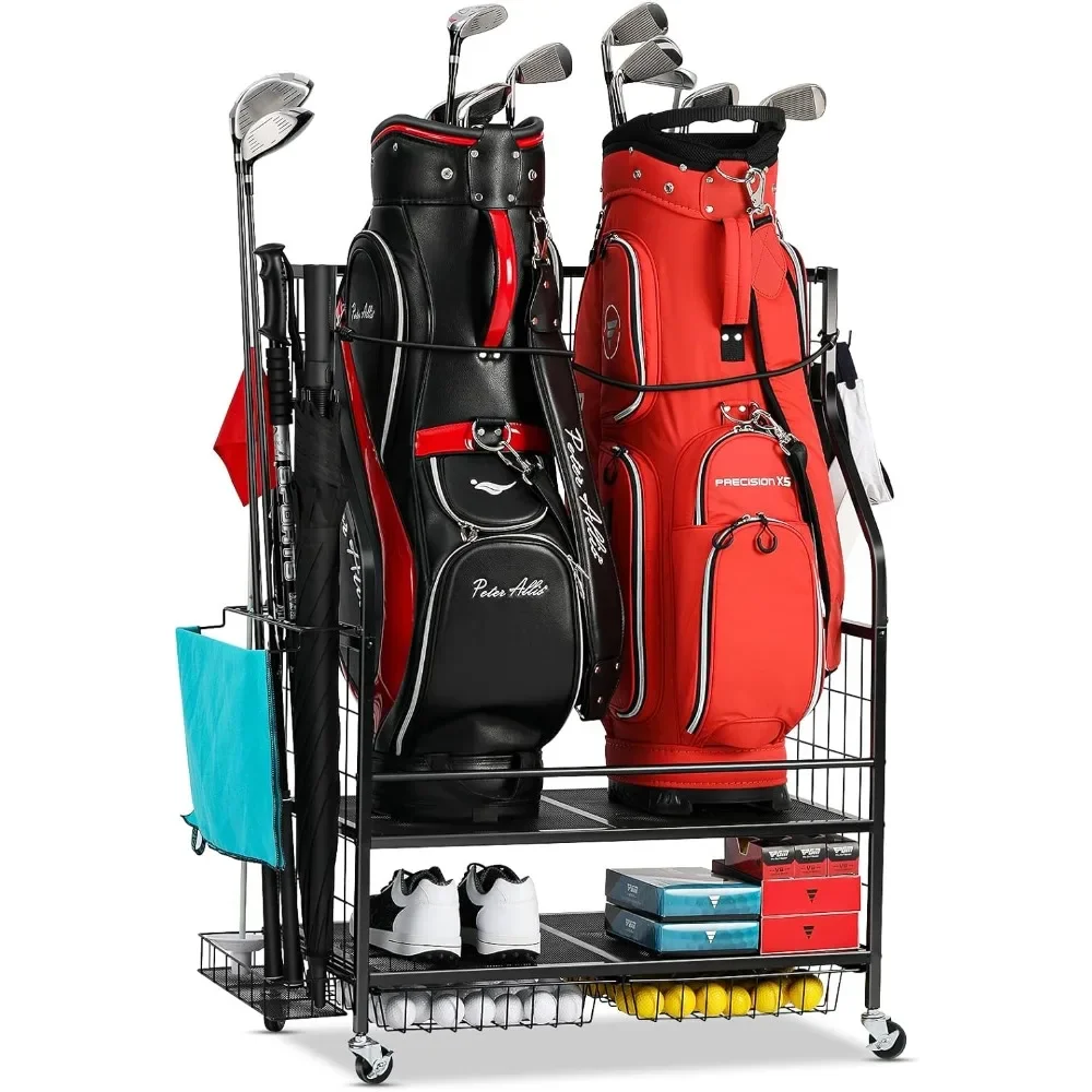 -Organizador de garaje para al - Golf Equipment Garage Organizer reseña y precio