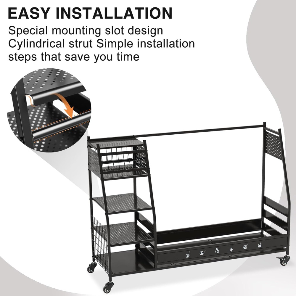 Soporte Organizador para Bolsa - Golf Equipment Garage Organizer reseña y precio