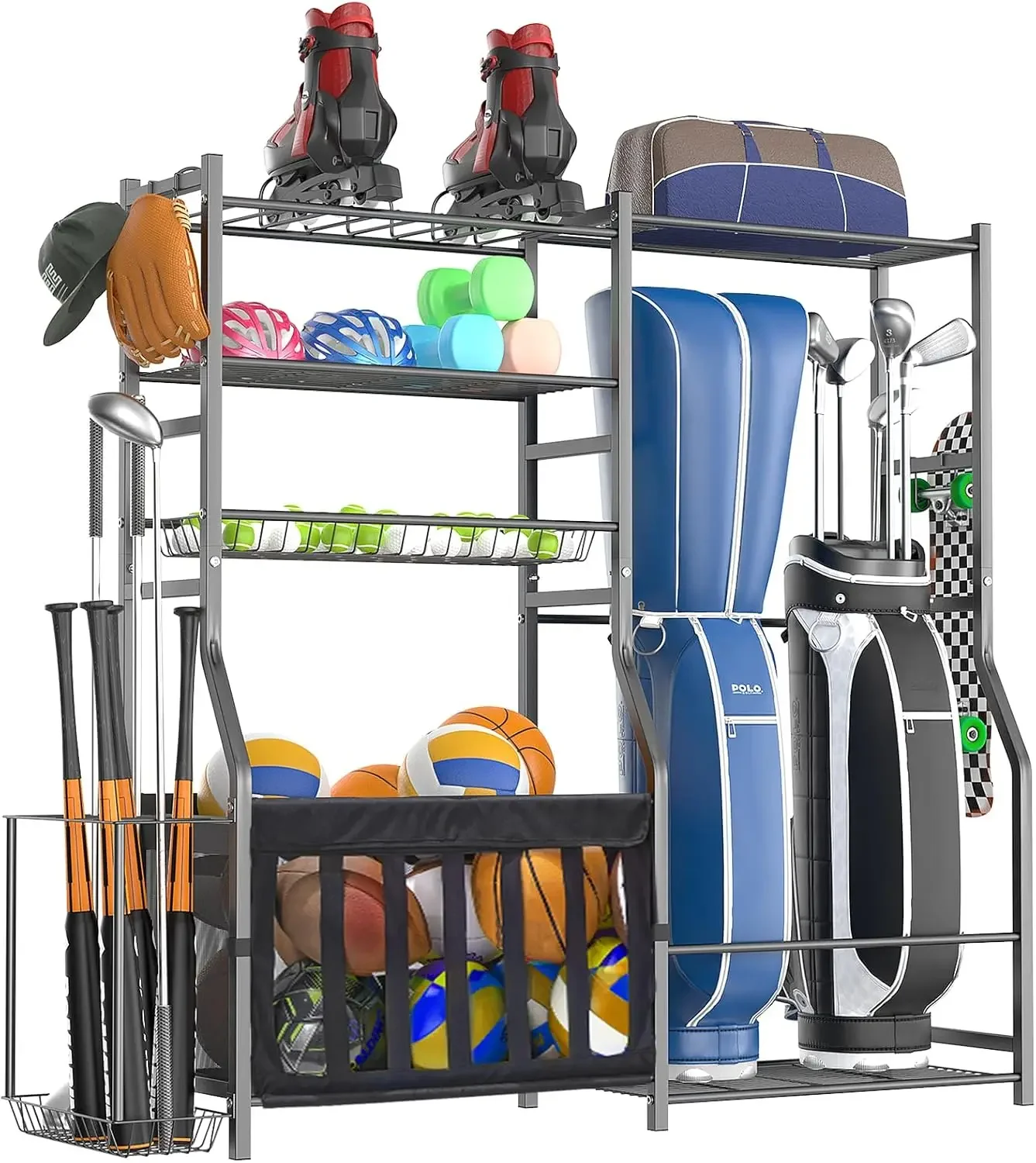 Organizador de Equipamiento De - Golf Equipment Garage Organizer reseña y precio
